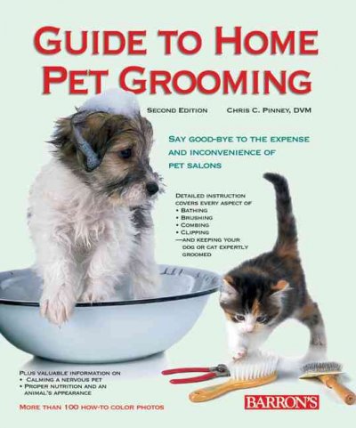 Guide to home pet grooming / Chris C. Pinney ; drawings by Sandra G. Pinson and Michele Earle-Bridges.