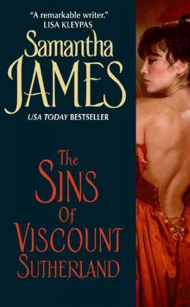 The sins of Viscount Sutherland / Samantha James.